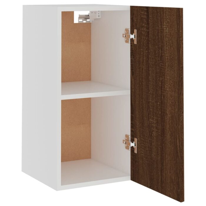 Armoire suspendue Chêne marron 29,5x31x60 cm Bois d'ingénierie – Image 4