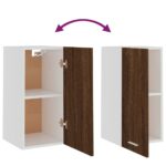 Armoire suspendue Chêne marron 29,5x31x60 cm Bois d'ingénierie – Image 6