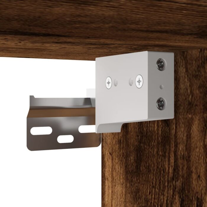 Ensemble de meubles de salle de bain 2 pcs Chêne fumé – Image 11