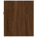 Ensemble de meubles de salle de bain 2 pcs Chêne marron – Image 7