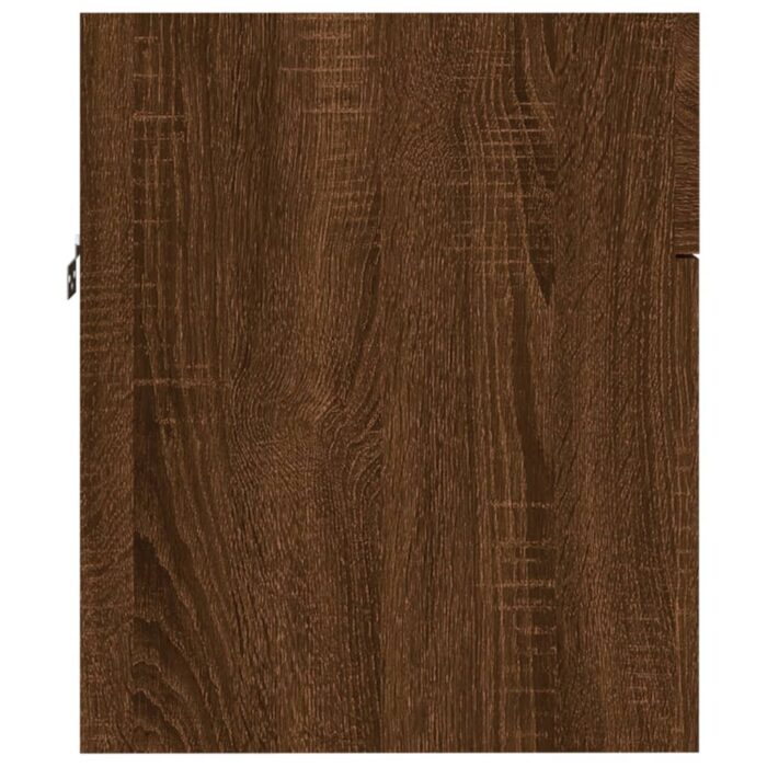 Ensemble de meubles de salle de bain 2 pcs Chêne marron – Image 7