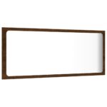 Ensemble de meubles de salle de bain 2 pcs Chêne marron – Image 8
