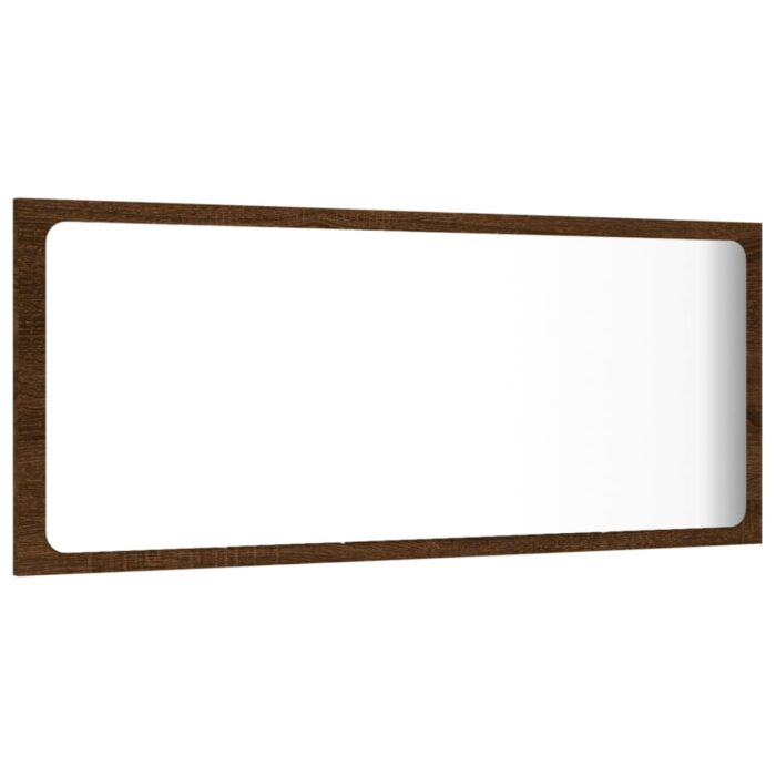 Ensemble de meubles de salle de bain 2 pcs Chêne marron – Image 8