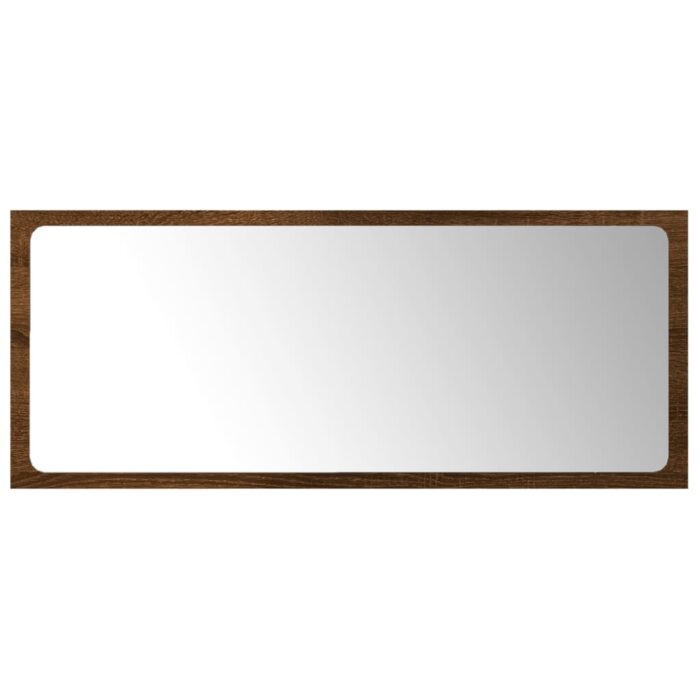 Ensemble de meubles de salle de bain 2 pcs Chêne marron – Image 9