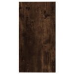 Table d'appoint Chêne fumé 50x26x50 cm Bois d'ingénierie – Image 3