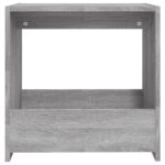 Table d'appoint Sonoma gris 50x26x50 cm Bois d'ingénierie – Image 2