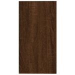 Table d'appoint Chêne marron 50x26x50 cm Bois d'ingénierie – Image 3