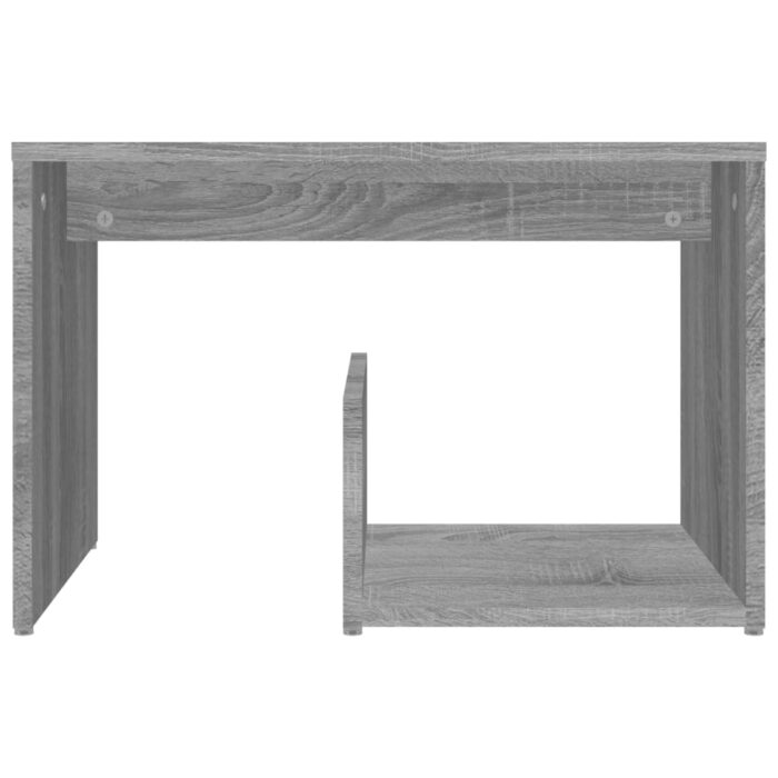 Table d'appoint Sonoma gris 59x36x38 cm Bois d'ingénierie – Image 2
