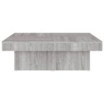 Table basse Sonoma gris 90x90x28 cm Bois d'ingénierie – Image 4
