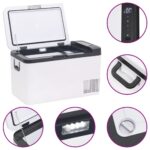 Glacière avec poignée et adaptateur noir et blanc 18 L PP et PE – Image 8