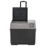 Glacière avec roue et adaptateur noir et gris 50L polypropylène – Image 5