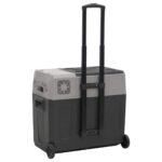 Glacière avec roue et adaptateur noir et gris 50L polypropylène – Image 6