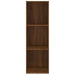 Bibliothèque/Meuble TV chêne marron 36x30x114cm bois ingénierie – Image 2