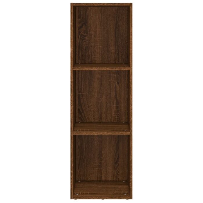 Bibliothèque/Meuble TV chêne marron 36x30x114cm bois ingénierie – Image 2
