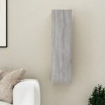 Meuble TV mural Sonoma gris 30,5x30x110 cm – Image 3