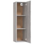 Meubles TV muraux 2 pcs Sonoma gris 30,5x30x110 cm – Image 8