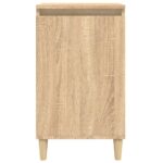 Tables de chevet 2pcs chêne sonoma 40x35x70cm bois d'ingénierie – Image 3