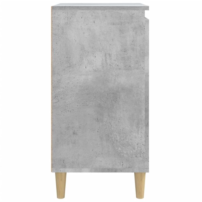 Tables de chevet 2 pcs gris béton 40x35x70 cm bois d'ingénierie – Image 5