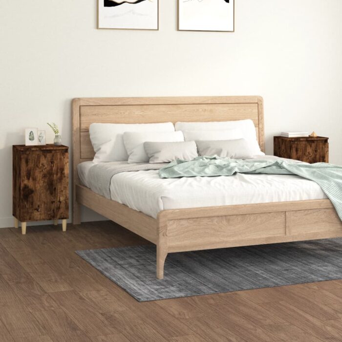 VXL8720845737290_m_en_hd_1.jpg Tables de chevet 2 pcs chêne fumé 40x35x70 cm bois d'ingénierie – Image 1