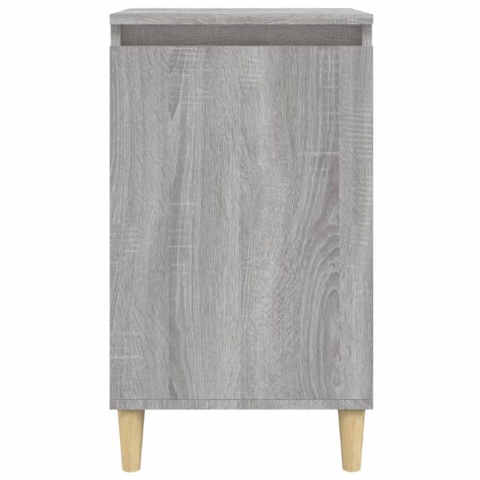 Table de chevet sonoma gris 40x35x70 cm bois d'ingénierie – Image 3