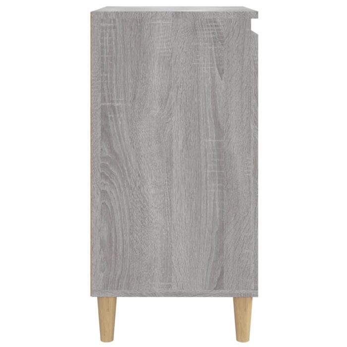 Table de chevet sonoma gris 40x35x70 cm bois d'ingénierie – Image 5