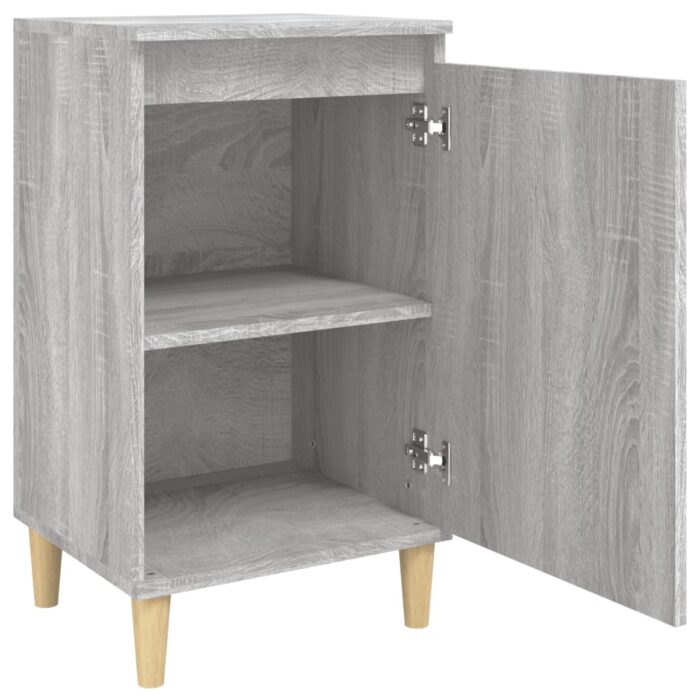 Tables de chevet 2 pcs sonoma gris 40x35x70cm bois d'ingénierie – Image 4