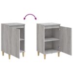 Tables de chevet 2 pcs sonoma gris 40x35x70cm bois d'ingénierie – Image 6
