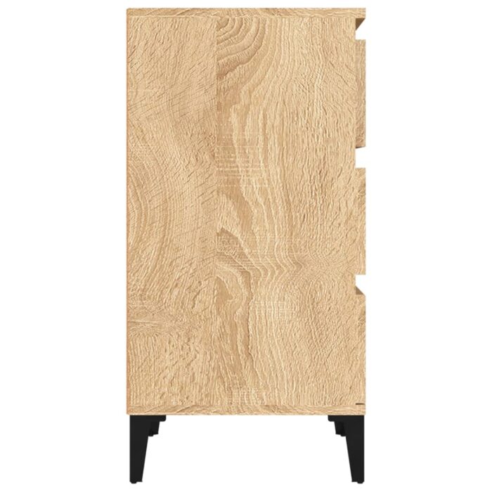 Table de chevet chêne sonoma 40x35x70 cm bois d'ingénierie – Image 6