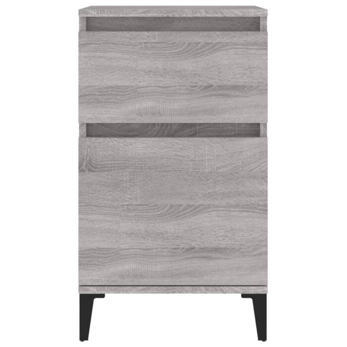 Tables de chevet 2 pcs sonoma gris 40x35x70 cm – Image 4