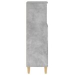 Armoire de salle de bain gris béton 30x30x100 cm – Image 6