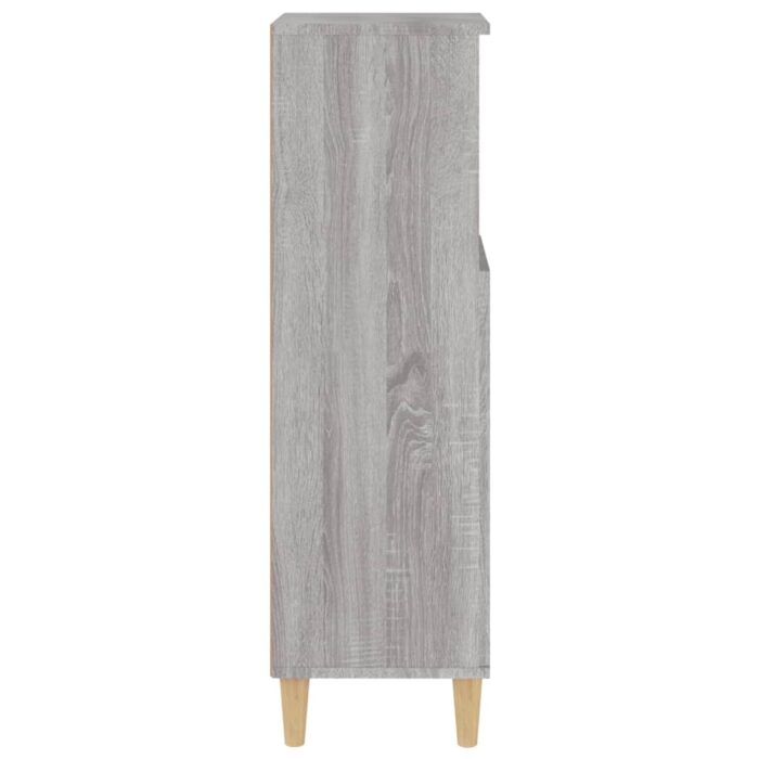 Armoire salle de bain sonoma gris 30x30x100 cm – Image 6