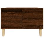Table basse chêne marron 55x55x36,5 cm bois d'ingénierie – Image 5