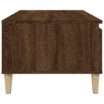 Table basse Chêne marron 90x50x36,5 cm Bois d'ingénierie – Image 6