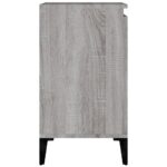 Meuble d'évier sonoma gris 58x33x60 cm bois d'ingénierie – Image 6