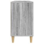 Meuble d'évier sonoma gris 80x33x60 cm bois d'ingénierie – Image 6