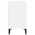 Meuble d'évier blanc 80x33x60 cm bois d'ingénierie – Image 6