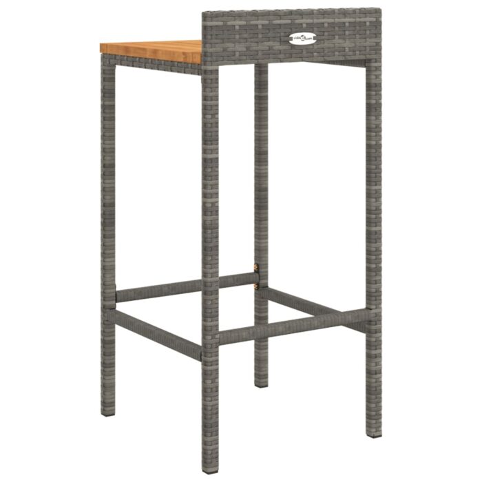 VXL8720845740177_g_en_hd_4.jpg Tabourets de bar lot de 4 gris résine tressée et bois d'acacia – Image 4