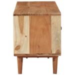 Meuble TV 112x30x40 cm bois d'acacia massif – Image 4