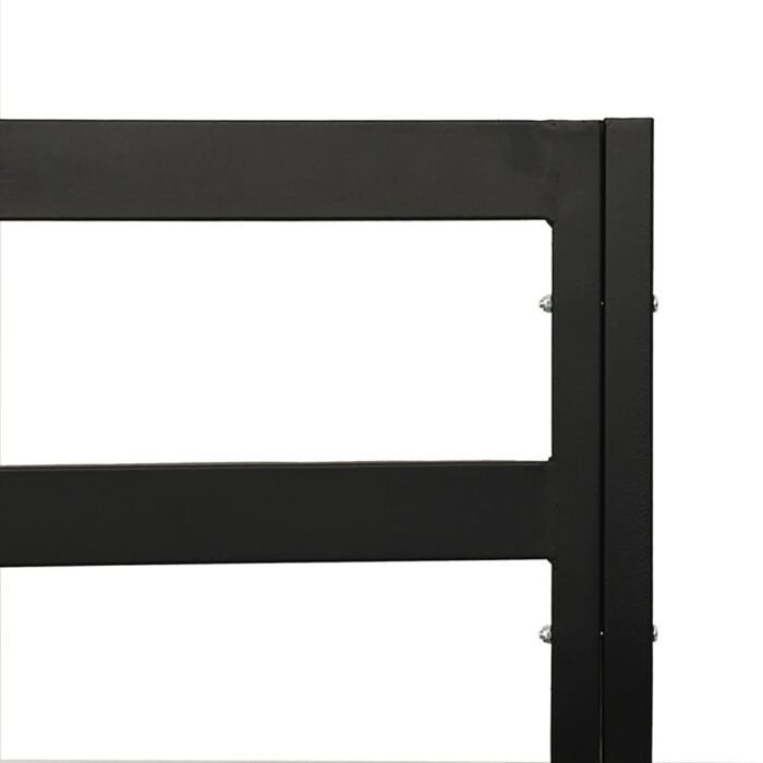 Chaises de jardin avec coussins gris lot de 2 62x75x79 cm acier – Image 6