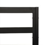 Chaises de jardin et coussins sable lot de 2 62x75x79 cm acier – Image 6