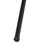 Chaise balançoire de jardin et coussin crème tissu Oxford/acier – Image 8