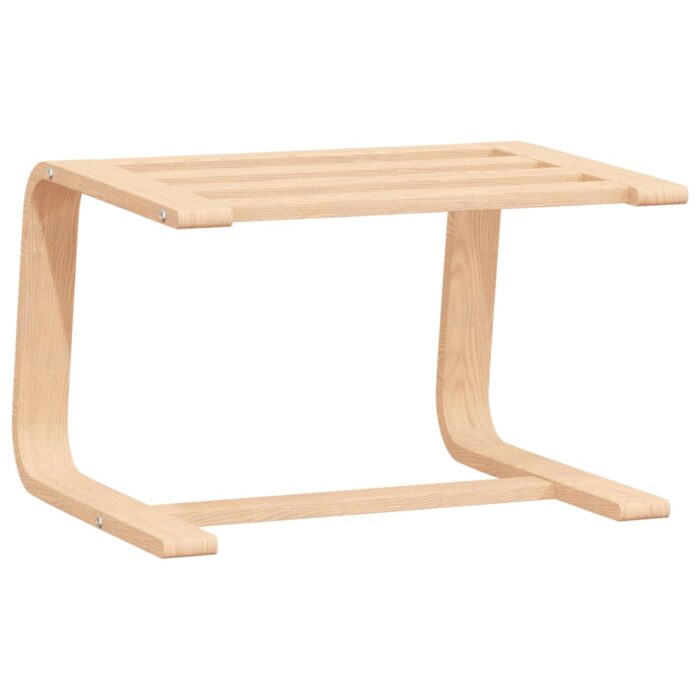 Repose-pied Noir 51x41x40 cm Tissu – Image 3