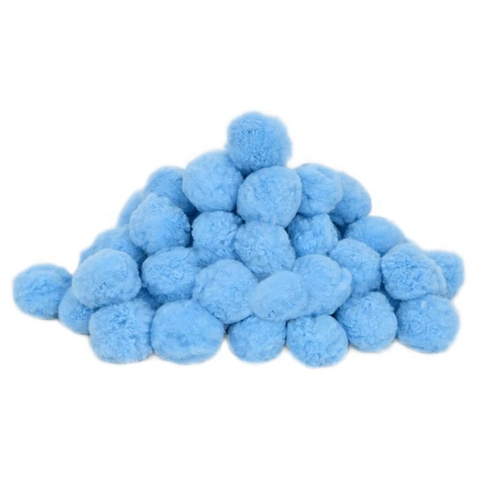 Boules anti-bactériennes filtrantes de piscine bleu 1400 g PE – Image 3