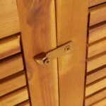 Boîte de rangement de jardin 140x87x104 cm bois massif d'acacia – Image 5