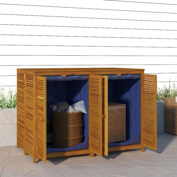 VXL8720845745707_m_en_hd_1.jpg Boîte de rangement de jardin 140x87x104 cm bois massif d'acacia – Image 1