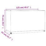 Housses salon de jardin 2pcs 8œillets 125x55x75cm rectangulaire – Image 7