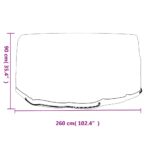 Housses pour meubles de jardin 2 pcs 10 œillets Ø260x90 cm rond – Image 6