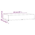 Housses de salon de jardin 2 pcs 16 œillets rectangulaire – Image 8