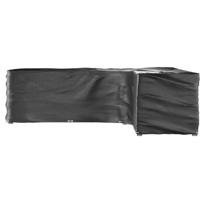 Housses de salon de jardin en forme de L 2 pcs 20 œillets – Image 3