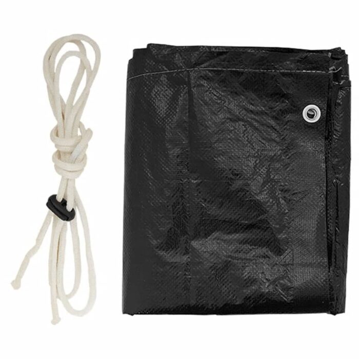 Housses de balancelle 2 pcs 8 œillets 125x90x135/165 cm PE – Image 8